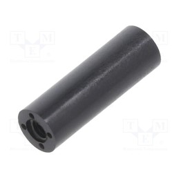 10 pcs x DREMEC - 182RDX15 - Spacer sleeve, cylindrical, polyamide, M2,5, L: 15mm, Øout: 5mm
