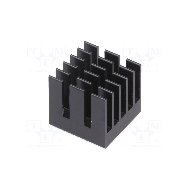 1 pcs x Advanced Thermal Solutions - ATS-55150K-C1-R0 - Heatsink: extruded, grilled, BGA, black, L: 15mm, W: 15mm, H: 14.5mm