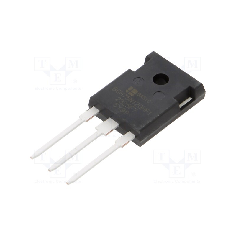 1 pcs x BASiC SEMICONDUCTOR - BGH75N120HF1 - Transistor: IGBT, SiC SBD, 1.2kV, 75A, 568W, TO247-3