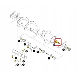 Roller header new holland case 84032891 cnh