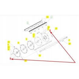 102221892 threshing drum disc