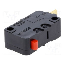 1 pcs x OMRON OCB - D3V163C25 - Microswitch SNAP ACTION, 16A/250VAC, without lever, SPST-NO