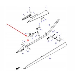 La13183801 M10 x 45 distribution adjustment screw