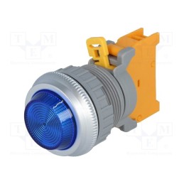 1 pcs x AUSPICIOUS - PLN30A BL W/O LAMP - Control lamp, 30mm, PLN30, -20÷60°C, Illumin: BA9S,filament lamp