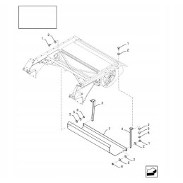 Wind cover New Holland TC CX CSX 84085581