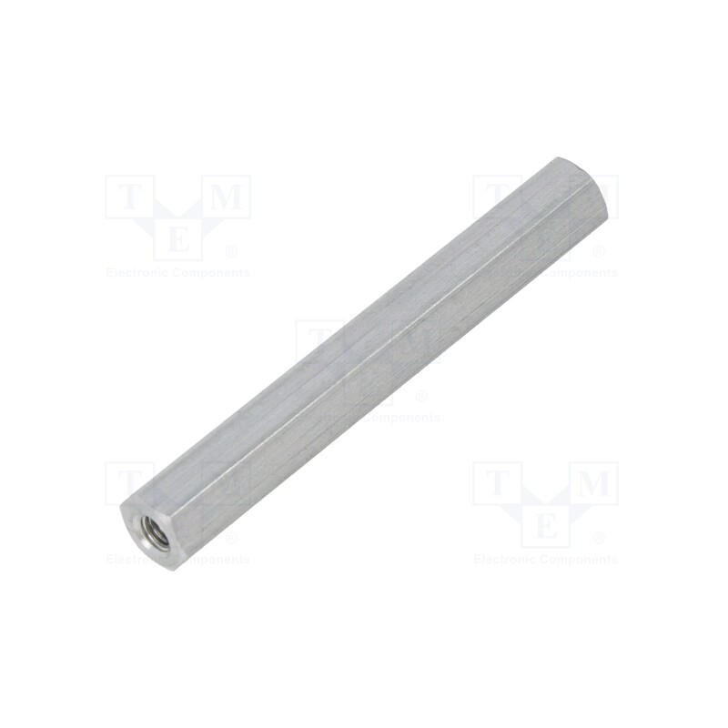 10 pcs x DREMEC - 135X45 - Screwed spacer sleeve, 45mm, Int.thread: M3, hexagonal, aluminium