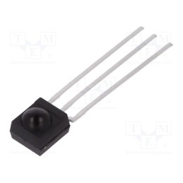 1 pcs x VISHAY - TSOP4438 - Integrated IR receiver, 38kHz, 2.5÷5.5V, 45°