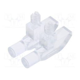 10 pcs x MENTOR - 1271.1002 - Fiber for LED, round, Ø3mm, No.of mod: 2, Front: flat