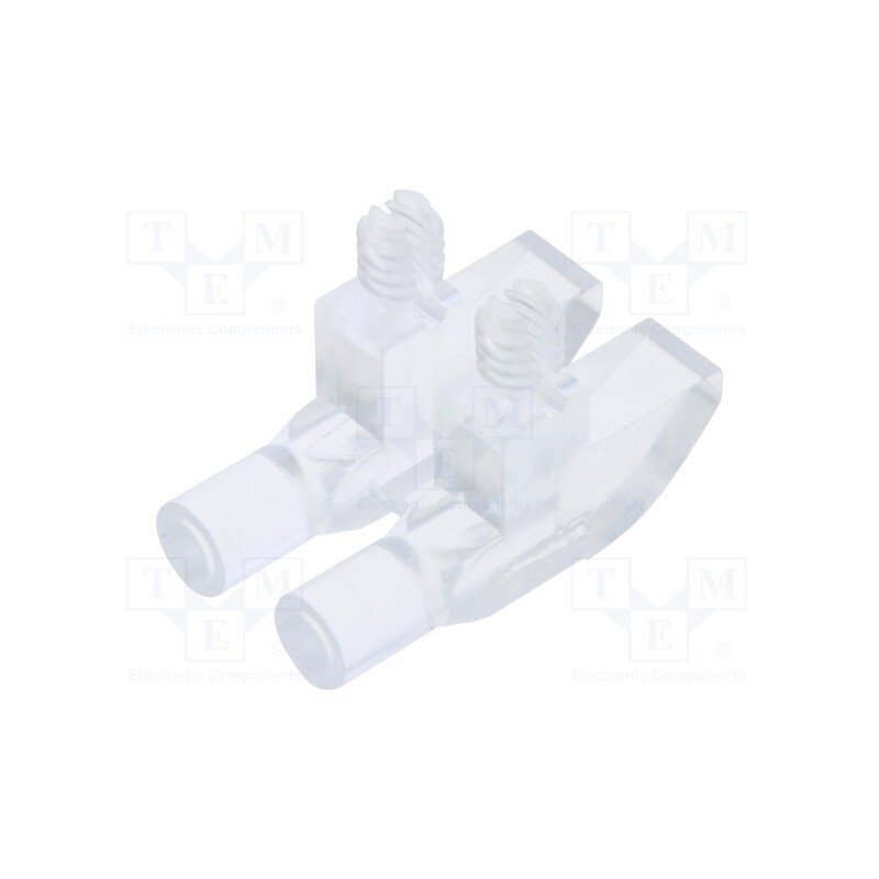 10 pcs x MENTOR - 1271.1002 - Fiber for LED, round, Ø3mm, No.of mod: 2, Front: flat