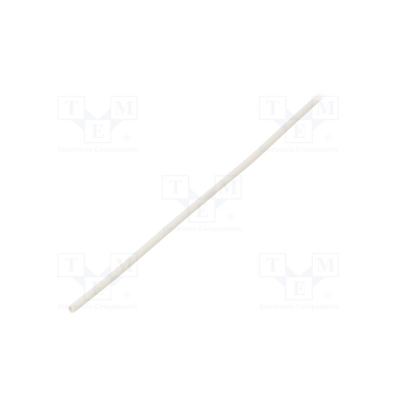 5 m x TASKER - GTM 1608 W - Heat shrink sleeve, glueless, 2: 1, 1.6mm, L: 1m, white, polyolefine
