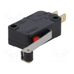 1 pcs x OMRON OCB - VX-56-1C23 - Microswitch SNAP ACTION, 5A/250VAC, with lever (with roller)