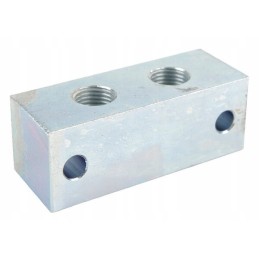 Connecting block 2 connectors m10x1 clnb2m1010