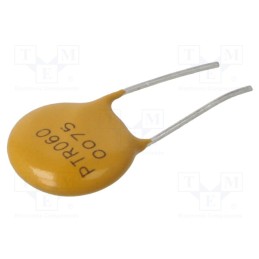5 pcs x EATON/BUSSMANN - PTR060V0075-BK - Fuse: PTC polymer, 750mA, Imax: 40A, THT, PTR060V, bag