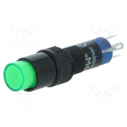 1 pcs x ONPOW - LAS4Y-11Z/230/G - Switch: push-button, Pos: 2, SPDT, 0.5A/250VAC, 1A/24VDC, ON-ON