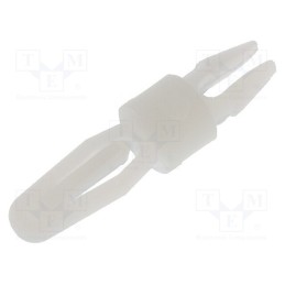 10 pcs x ESSENTRA - LMSP-2-01 - PCB distance, polyamide, L: 3.2mm, snap fastener, natural, UL94V-2