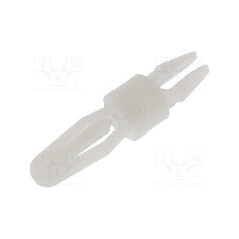 10 pcs x ESSENTRA - LMSP-2-01 - PCB distance, polyamide, L: 3.2mm, snap fastener, natural, UL94V-2