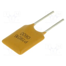 5 pcs x EATON/BUSSMANN - PTR016V0600-BK - Fuse: PTC polymer, 6A, Imax: 100A, THT, PTR016V, bag