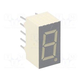 1 pcs x KINGBRIGHT ELECTRONIC - SC36-11EWA - Display: LED, 7-segment, 9.14mm, 0.36', No.char: 1, red, 0.8÷1.9mcd