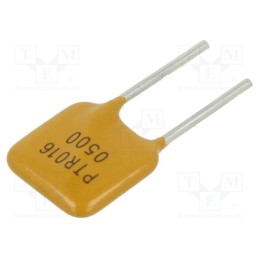 5 pcs x EATON/BUSSMANN - PTR016V0500-BK - Fuse: PTC polymer, 5A, Imax: 100A, THT, PTR016V, bag