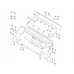 New Holland fx 84001329 forage harvester deck