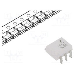1 pcs x ONSEMI - H11L1SR2VM - Optocoupler, SMD, Ch: 1, OUT: logic, 4.17kV, Gull wing 6, H11LXM