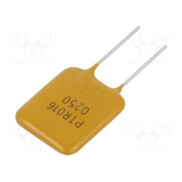 5 pcs x EATON/BUSSMANN - PTR016V0250-BK - Fuse: PTC polymer, 2.5A, Imax: 40A, THT, PTR016V, bag