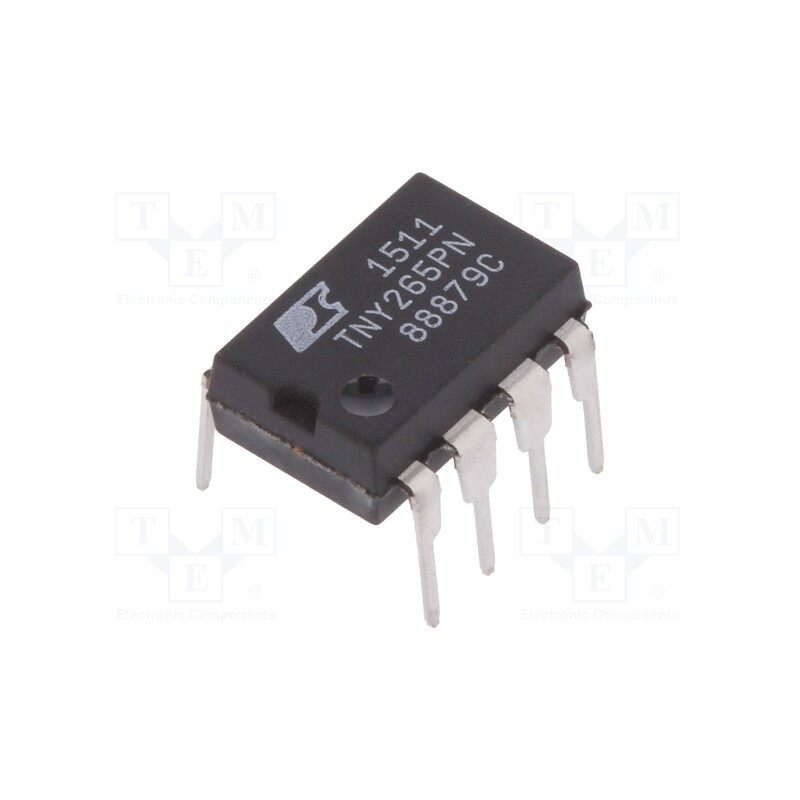 1 pcs x POWER INTEGRATIONS - TNY265PN - IC: PMIC, AC/DC switcher,SMPS controller, Uin: 85÷265V, DIP-8B