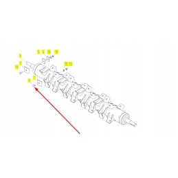 101918245 pre-drum cover mounting screw