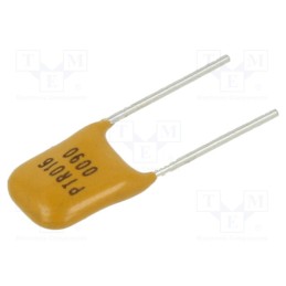 5 pcs x EATON/BUSSMANN - PTR016V0090-BK - Fuse: PTC polymer, 900mA, Imax: 40A, THT, PTR016V, bag