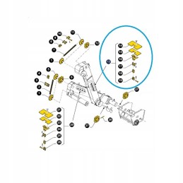New Holland CSX Grain Chain