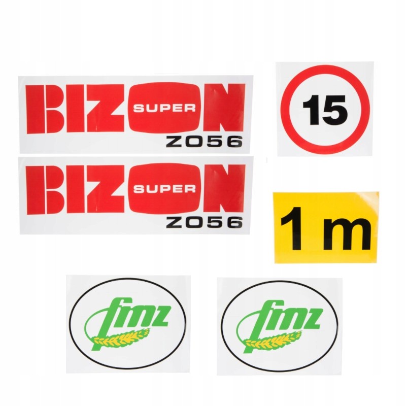 Set of stickers bison stickers z 056 z056 great