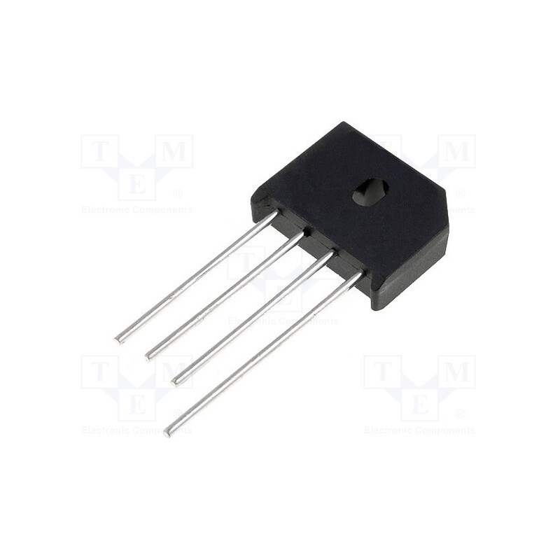 1 pcs x YANGJIE TECHNOLOGY - KBU402 - Bridge rectifier: single-phase, Urmax: 200V, If: 4A, Ifsm: 120A