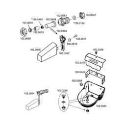 Plastic piston housing