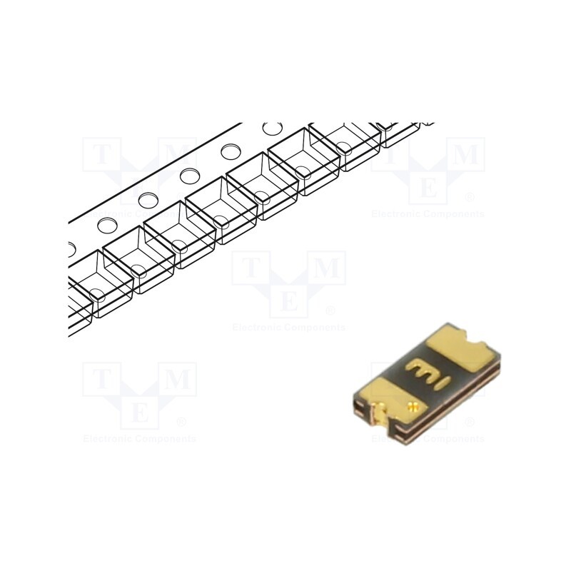 5 pcs x SCHURTER - PFNF.035.2 - Fuse: PTC polymer, 350mA, 6VDC, PCB,SMT, 3.2x1.6mm, PFNF, 2mm, 1206
