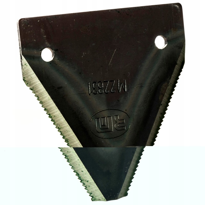 The blade of the cutting bar is grooved at the bottom, 2 7mm case