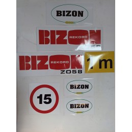 Bison record sticker sticker z058 set