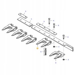 Massey Ferguson double bayonet 71386906 jag