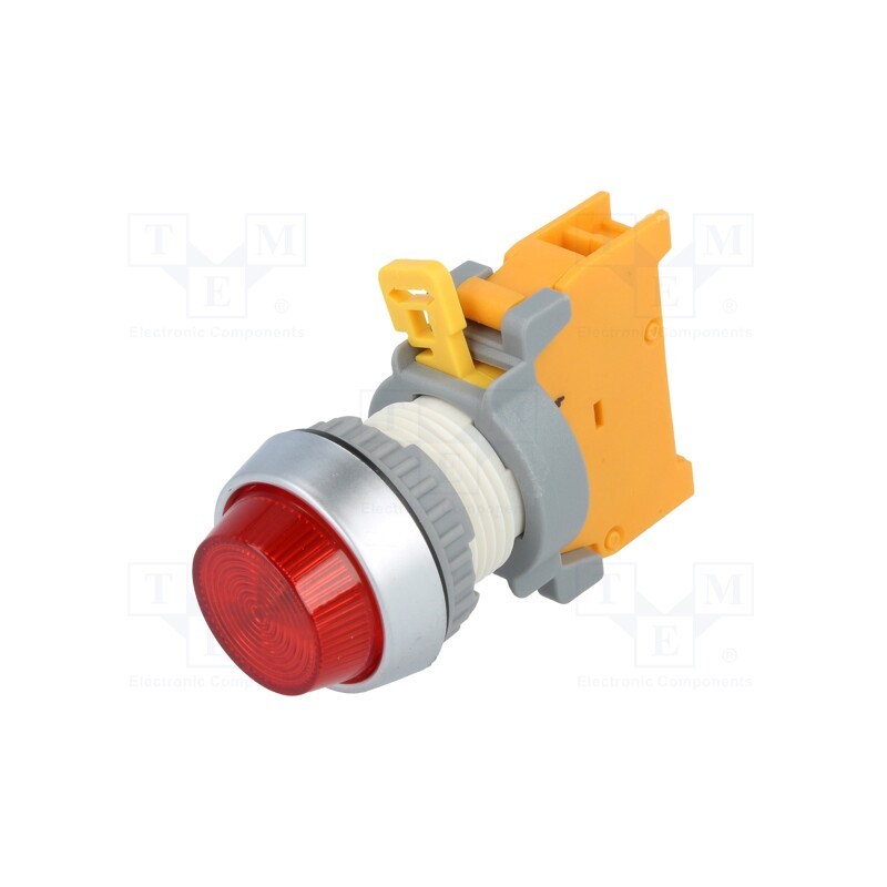 1 pcs x AUSPICIOUS - PLN22A R W/0 LAMP - Control lamp, 22mm, PLN22, -20÷60°C, Illumin: BA9S,filament lamp