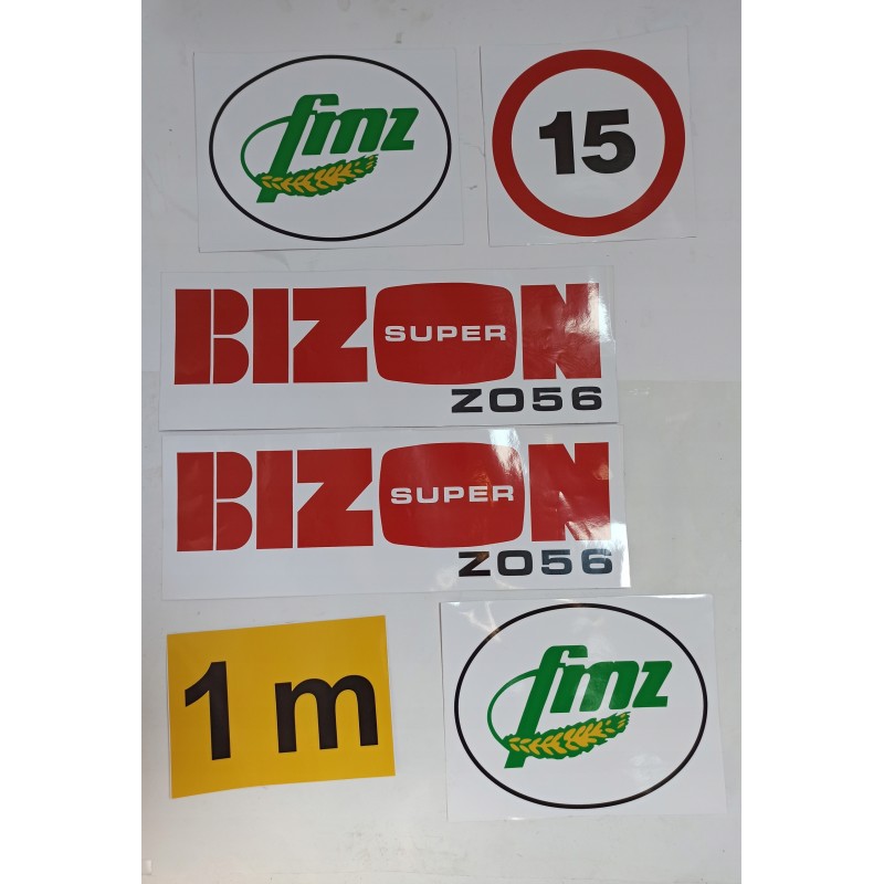 Sticker bison super z056 set