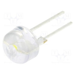 1 pcs x OPTOSUPPLY - OSW4XAAC21U - LED, 10mm, white cold, 90000mcd, 17°, Front: convex, 2.8÷3.6V