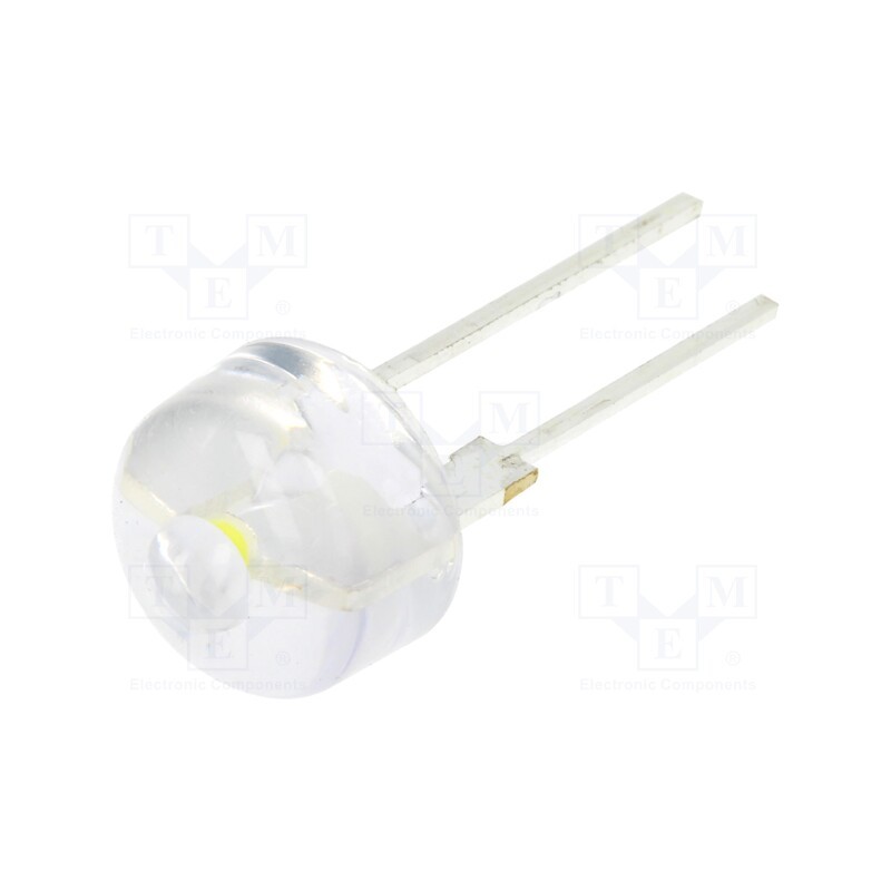 1 pcs x OPTOSUPPLY - OSW4XAAC21U - LED, 10mm, white cold, 90000mcd, 17°, Front: convex, 2.8÷3.6V