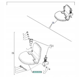 Instructional seat new holland t4 t5 48107211