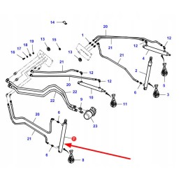La323638700 reel hydraulic cylinder