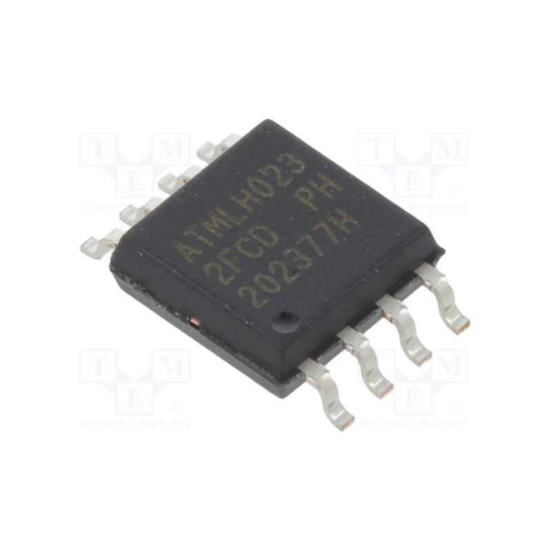 1 pcs x MICROCHIP TECHNOLOGY - AT24C512C-SHD-B - IC: EEPROM memory, 512kbEEPROM, 2-wire,I2C, 64kx8bit, 2.5÷5.5V
