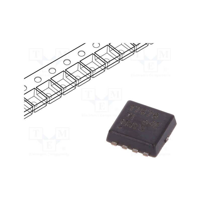1 pcs x TEXAS INSTRUMENTS - CSD17578Q3AT - Transistor: N-MOSFET, unipolar, 30V, 20A, 37W, VSONP8, 3.3x3.3mm
