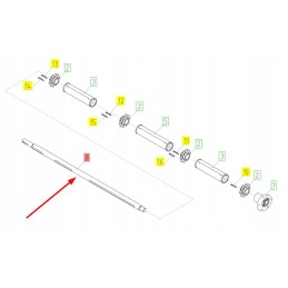 101268491 rear roller of the inclined conveyor