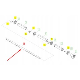 101268491 rear roller of the inclined conveyor
