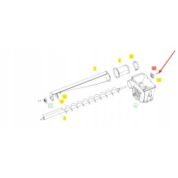 100035093 wedge with nose 8 x 7 x 50 mm