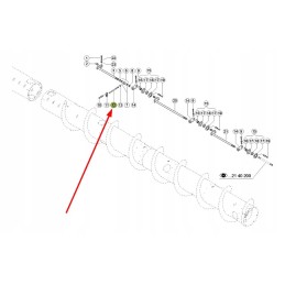 358344 00 intake drum finger m16 x 275