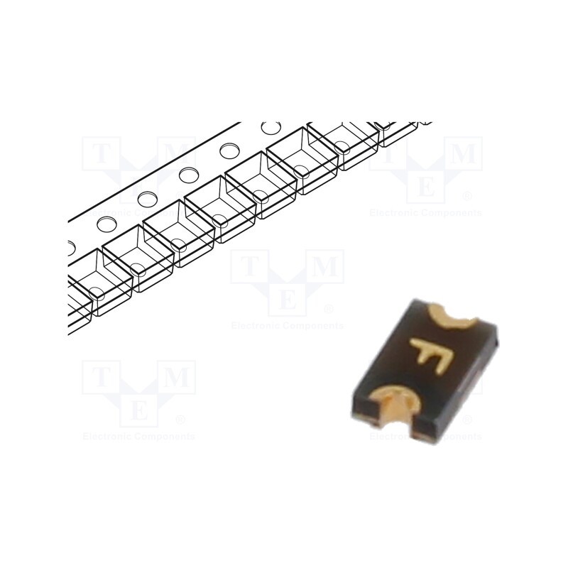 5 pcs x BOURNS - MF-PSHT010X-2 - Fuse: PTC polymer, 100mA, Imax: 40A, PCB,SMT, MF-PSHT, 0805, reel